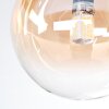 Chehalis ceiling light, globe light Amber, clear, Smoke-coloured, 3-light sources