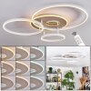 Dorin ceiling light LED sand-coloured, 1-light source, Remote control