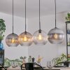 Koyoto hanging light, globe light, pendant light Amber, clear, Smoke-coloured, 4-light sources