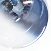 Chehalis ceiling light, globe light blue, green, clear, coppery, 5-light sources