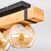 Sernadelo ceiling light, globe light Ecru, black, 2-light sources
