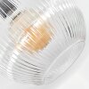Koyoto ceiling light, globe light 12 cm clear, 1-light source