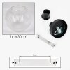 Koyoto ceiling light, globe light 12 cm clear, 1-light source