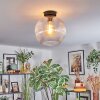 Koyoto ceiling light, globe light 12 cm clear, 1-light source
