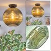 Koyoto ceiling light, globe light 12 cm green, 1-light source
