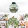 Koyoto ceiling light, globe light 12 cm green, 1-light source