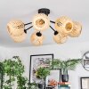 Basto ceiling light, globe light Ecru, 7-light sources