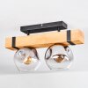 Sernadelo ceiling light, globe light Ecru, black, 2-light sources