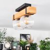 Sernadelo ceiling light, globe light Ecru, black, 2-light sources