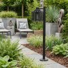Horil outdoor light, path light black, 1-light source