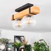 Sernadelo ceiling light, globe light Ecru, black, 2-light sources