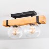 Sernadelo ceiling light, globe light Ecru, black, 2-light sources