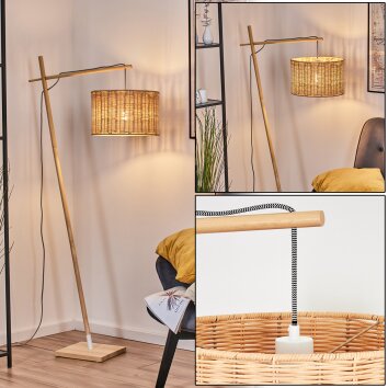 Cavaca floor lamp Ecru, white, 1-light source