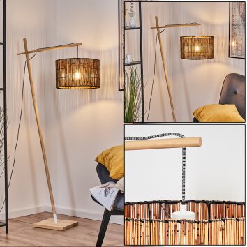 Cando floor lamp Ecru, white, 1-light source