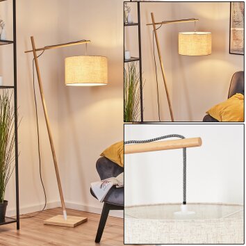 Bassagoda floor lamp Ecru, white, 1-light source