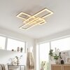 Marluk ceiling light LED chrome, sand-coloured, white, 1-light source