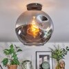 Ripoll ceiling light, globe light Smoke-coloured, 1-light source