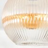 Koyoto ceiling light, globe light 30 cm Amber, clear, 1-light source