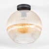Koyoto ceiling light, globe light 30 cm Amber, clear, 1-light source
