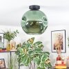 Ripoll ceiling light, globe light green, 1-light source