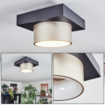 Falor ceiling light LED black, 1-light source