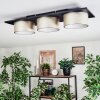 Falor ceiling light LED black, 1-light source
