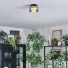 Folar ceiling light LED black, 1-light source