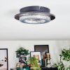 Lidor ceiling light LED grey, black, 1-light source