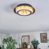 Lidor ceiling light LED grey, black, 1-light source