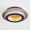 Lidor ceiling light LED gold, black, 1-light source