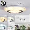 Lidor ceiling light LED grey, white, 1-light source