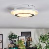 Lidor ceiling light LED grey, white, 1-light source