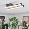 Fenol ceiling light LED black, 1-light source