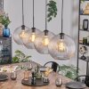 Koyoto hanging light, globe light, pendant light clear, 4-light sources