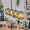 Koyoto hanging light, globe light, pendant light green, 4-light sources