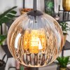 Koyoto hanging light, globe light, pendant light Amber, clear, 1-light source