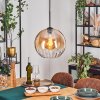 Koyoto hanging light, globe light, pendant light Amber, clear, 1-light source
