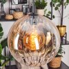 Koyoto hanging light, globe light, pendant light Amber, clear, 1-light source