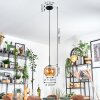 Koyoto hanging light, globe light, pendant light 20 cm Amber, 1-light source