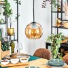 Koyoto hanging light, globe light, pendant light 20 cm Amber, 1-light source