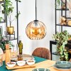 Koyoto hanging light, globe light, pendant light Amber, 1-light source