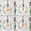 Koyoto hanging light, globe light, pendant light clear, 1-light source