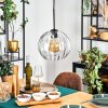 Koyoto hanging light, globe light, pendant light clear, 1-light source