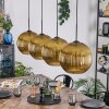 Koyoto hanging light, globe light, pendant light gold, 4-light sources
