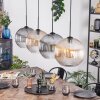 Koyoto hanging light, globe light, pendant light Amber, clear, Smoke-coloured, 4-light sources