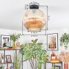 Ripoll ceiling light, globe light Amber, 1-light source