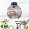 Koyoto ceiling light, globe light 30 cm Smoke-coloured, 1-light source