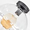 Koyoto ceiling light, globe light 30 cm clear, 1-light source