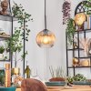 Koyoto hanging light, globe light, pendant light 20 cm Amber, clear, 1-light source