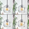 Koyoto hanging light, globe light, pendant light 20 cm clear, 1-light source